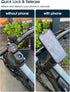 sincetop Bike Phone Mount,Mountain Bicycle Cell Phone Holder,Universal Aluminum Handlebar Stem Phone Clamp,Cycling Mobile Phone Clip,MTB Road Bike...