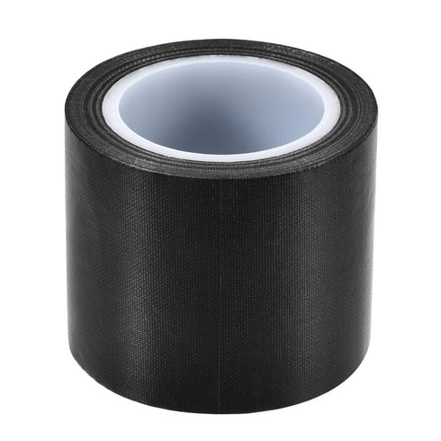 uxcell Heat Resistant Tape High Temperature Heat Transfer Tape PTFE Film Adhesive Tape 50mm Width 10m 33ft Length Black...