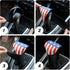 American Flag Car Gear Shift Cover,Leather Gear Shifter Cover for Car Decorations,Universal Stylish Stick Shift Cover Car Accessories Interior for...