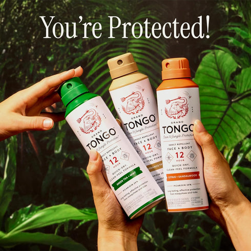 DEET-Free Green Tea + Mint Insect Repellent with Picaridin- The 12 Hour Protection, DEET Alternative...