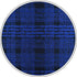 SHLAX&WING Scottish Plaid Mens Silk Pocket Square Blue Designer for Suit Jacket...