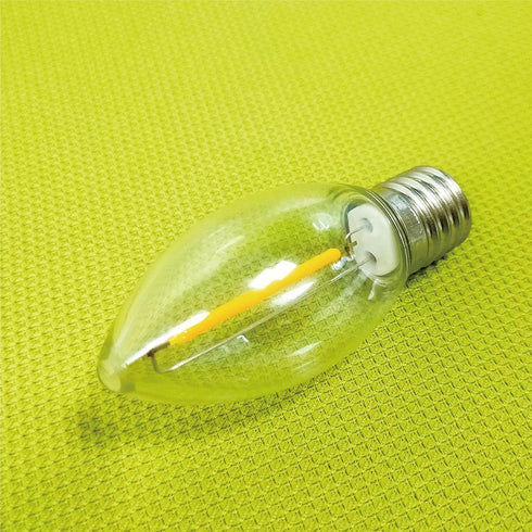 Meconard C9 Led Replacement Christmas Light Bulb, 25 Pack C9 Shatterproof Led Bulbs for Christmas Outdoor String Lights, E17 Intermediate Base, Co...