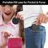 Portable Pill Case Pill Box Daily - Waterproof Single Metal Pill Organizer for Pocket Purse, Aluminium Alloy Round Daily Medicine Container to Hol...