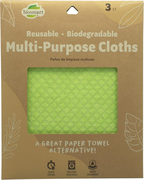 Reusable Multi-Purpose Cloths: Paper Towl Alternative Cleaning Wipes, Easy to Use, Absorbent, Quick Drying Multi-Purpose Cloths, Cloths for Cleani...