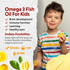 Barlean's Omega Pals Chirpin' Slurpin' Omega 3 for Kids, Yummy Lemonade Flavored Children's Liquid Fish Oil Supplement with 540 mg of EPA & DHA fo...