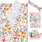 Whaline 100 Sheets Floral Tissue Paper Watercolor Flower Gift Wrapping Paper Colorful Wildflower DIY Art Craft Paper for Spring Wedding Birthday B...