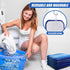 4 Pieces Microfiber Cleaning Pads Compatible with Bona Mop Reusable 18 Inch Mop Replacement Pads Washable Microfiber Mop Pads Refills Replacement ...