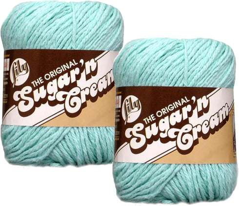 Sugar'N Cream Yarn - Solids-Robin'S Egg...