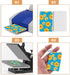 Duufin 120 Pieces Rectangle Sublimation Keychain Blanks Double Side Heat Transfer Blanks MDF Blank Board Key Rings Blanks for Sublimation DIY and ...