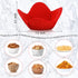 8 Pieces Bowl Holders Microwave Safe Bowl Pot Holder for Hot Soup, Food, Meals (Red, Grey)...