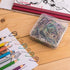300 Pieces Multicolor Cute Paper Clips, Smooth Stainless Steel Drop-Shaped Colorful Wire Small Paperclips for Office Supplies Girls Kids School St...