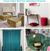 Velvet Fabric by The Yard for Upholstery Projects(Purple,1 Yard)...