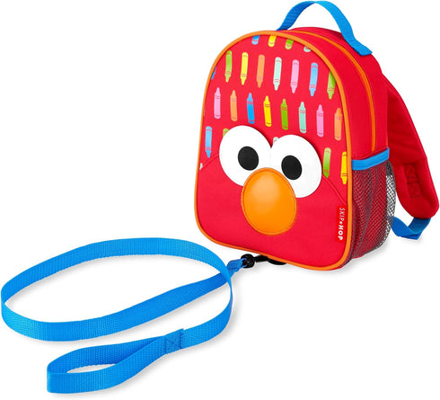 Skip Hop x Sesame Street Toddler Backpack with Safety Harness, Ages 1+, Elmo...