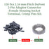 50 Sets Dupont 2.54 mm Pitch 2-Pin Female Adapter Cable Connector Accessories. 150 Pieces 2.54 mm Pitch Dupont 2-Pin Adapter Connector Female Hous...