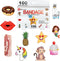 BioSwiss Bandages, Assorted Animal, Fun, and Food Shaped Self Adhesive Bandage, Latex Free Sterile Wound Care, 100 Count...