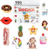 BioSwiss Bandages, Assorted Animal, Fun, and Food Shaped Self Adhesive Bandage, Latex Free Sterile Wound Care, 100 Count...