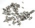 70 Pcs Chain Connector Clasp Stainless Steel Bead Ball Fastener for Keychain Necklace Bracelet Beaded Chain Repairing Fits for 1.6, 2, 2.4, 3.2, 4...
