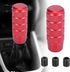 X AUTOHAUX Metal Universal 9.5cm Shift Knob Gear Shift Manual Transmission Stick Shift Knob Set for Car Red...