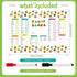 Baby Foods Tracker Fridge Magnet 9.84 x 13.78 Inch Dry Erase Menu Board for Fridge Log Daily Baby Food Chart Checklist Magnet Foods Tracker Whiteb...