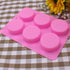 X-Haibei Round Guest Basic Soap Lotion Bar Silicone Mold Dia. 2 inch,Height 0.7 inch per Cavity 2oz per Cell...