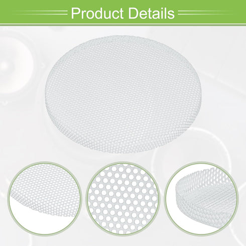 ACROPIX Universal 3 Inch Speaker Grills Mesh for Audio Subwoofer 84x6.5mm Grille without Frame White - Pack of 2......