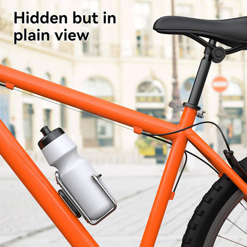 SmartTag2 Bike Mount, Waterproof Bike GPS Tracker Case for Galaxy Smart tag2, Hidden Under Bottle Cage (1 Pack-Black)...