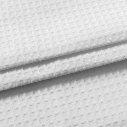 Barossa Design Waffle Weave Half Window Tier Curtains: Small Bathroom Window Curtains Waterproof with 36 inch Length Short Length for Cafe & Kitch...
