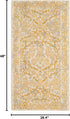 SAFAVIEH Evoke Collection Accent Rug - 2'2" x 4', Ivory & Gold, Shabby Chic Oriental Design, Non-Shedding & Easy Care, Ideal for High Traffic Area...