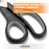 Achieva 8" Titanium Scissors, Black, 4PK (94108)...