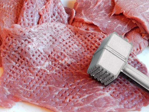 Westmark Germany Double-Sided Meat Tenderizer, 9.5-inch (Grey)...