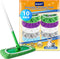 KEEPOW Reusable Microfiber Mop Pads for Swiffer Sweeper Mop, Washable Wet Pad Refills for Wet & Dry Use, Microfiber Dry Sweeping Cloths for Hardwo...