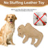SPOT Dura-Fused Leather Buffalo - Dog Toy with Squeaker, Made With Real Leather and Jute Fabric, Interactive Toy for Aggressive Chewers, Durable S...