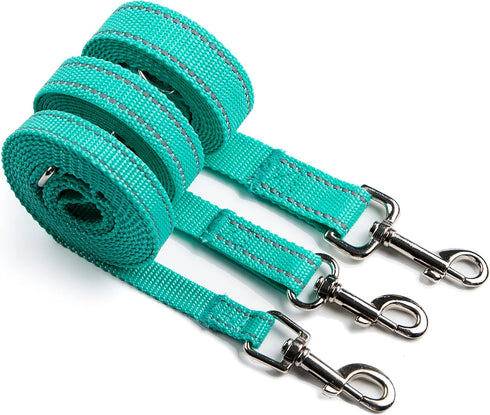 6FT Reflective Dog Leash for Large&Medium and Small Dogs, Strong and Durable Nylon Leashes for Walking and Training, Heavy Duty 6 Foot Dog Leash w...