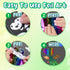 Art & Craft Activity,Foil Fun Dinosaur DIY Art Kits,No Mess Creative Foil Art Kits Set Drawing Game for Kids,Birthday Gifts Crafts Supplies Kits T...