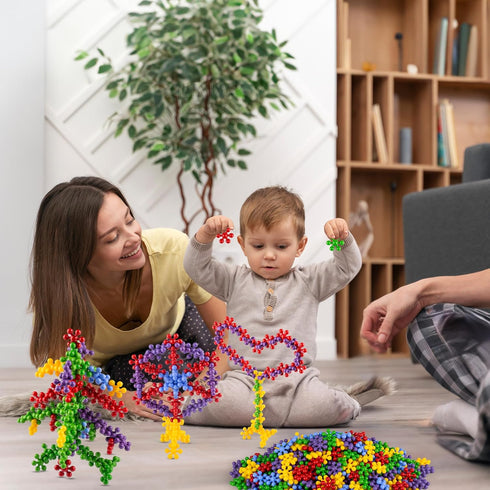 120 Piece STEM Building Blocks Set Educational Construction Toys for Kids Ages 3-8 Safe Material Boosts Creativity and Fine Motor Skills for Boys ...