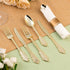 75PCS Gold Plastic Silverware for 25 Guests, Heavy Duty Gold Disposable Utensils Sets, Includes 25 Forks, 25 Spoons, 25 Knives, Elegant Cutlery Pe...