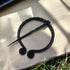 Twisted Ring Shape Brooch Hand forged medieval artifacts from nordiac past iron pin for cloak...