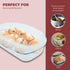 Culinary Elements Reusable Bowl Covers, 12 (Twelve)-Count, 4 Different Sizes with Elastic, Multi-Purpose Plastic Food Storage Cover sfor Leftovers...