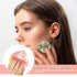 4 PCS Makeup Puff, Korean Makeup Sponges Teardrop Setting Powder Puff Face Makeup Cushion Puff Soft Beauty Blender Sponge for Foundation Concealer...