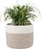 Woven Cotton Rope Plant Basket for 8" Flower Pot Small Basket for Plants Storage Organizer H7.5 x W8.5...
