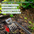 Weed Puller Tools Sharp Weeding Tool High Manganese Steel Grass Root Removal Tool with 5 Teethes Dual Purpose Hand Weeder Tool for Yard Garden Far...
