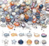 KINGSHINE 650pcs Starfish Beads Shell Beads Snails Beads Fish Glass Beads for Jewelry Making,Ocean Themed Colorful Star Beads for Bracelet Making,...