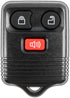 KeylessOption Key Fob Replacement 3-Button for 2005 2006 2007 2008 2009 2010 2011 2012 2013 2014 2015 Ford F150 Explorer Ranger Mustang Lincoln Ma...