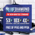 Blue Diamond 10" Nonstick Frying Pan Skillet, Diamond Infused PFAS & PTFE-Free Ceramic Pot, Dishwasher & Oven Safe, Stay Cool Handle, Durable Non ...