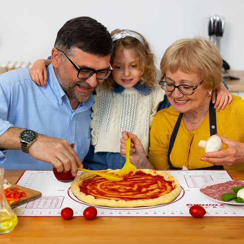 GWHOLE Silicone Baking Mat Large Baking Mat Set Food Safe Silicone Baking Sheets Reusable Nonstick Bakeware Mats for Cookies, Macarons, Bread and ...