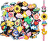 YEALQU 45PCS Random Different Pencil Topper Decoations Cute PVC Pencil Toppes Lovely Black Clip Pencil Decoration Accessories for Pupil/Junior Stu...