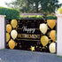 Blulu Retirement Party Decorations, Extra Large Fabric Retire Sign Banner Photo Booth Backdrop Background with Rope for Retirement Party Favor(70....