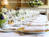 Pomp White 60" x 102" Inch Premium Polyester Tablecloth | Wrinkle + Stain Resistant Easy Care Fabric | Fits 6FT Rectangle Table...