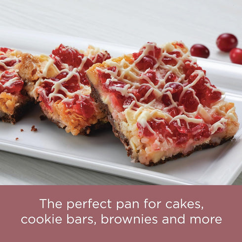 Farberware Baking Nonstick Cake Pan, Rectangle, 9 Inch x 13 Inch, Red Rose Gold...
