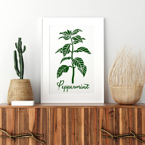 20 Pcs Herb Stencils for Painting Reusable Kitchen Garden Stencils Plastic Plant Stencils for Crafts Painting Art Stencils for DIY Scrapbook Wall ...